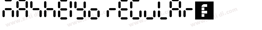 Masheiyo regular字体字体转换